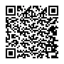 QR-koodi puhelinnumerolle +12406836672