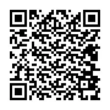 QR-koodi puhelinnumerolle +12406839332