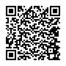 QR код за телефонен номер +12406862366