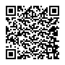 Kode QR untuk nomor Telepon +12406869478