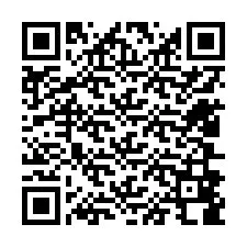 QR-koodi puhelinnumerolle +12406888069