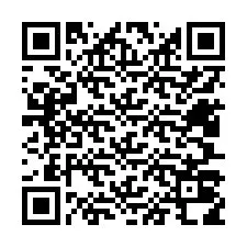 QR-kood telefoninumbri jaoks +12407018923