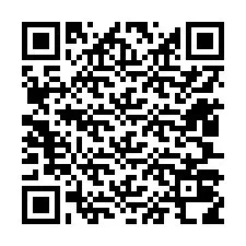 Kode QR untuk nomor Telepon +12407018925