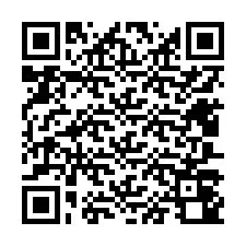 Código QR para número de teléfono +12407040952