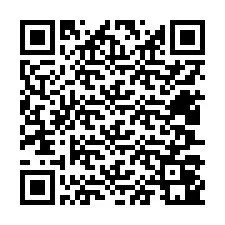 QR-koodi puhelinnumerolle +12407041173