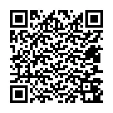 Kode QR untuk nomor Telepon +12407041187