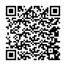 Código QR para número de teléfono +12407041354