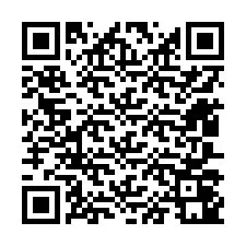 QR-code voor telefoonnummer +12407041355