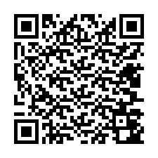 Código QR para número de telefone +12407042536