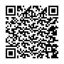 Kode QR untuk nomor Telepon +12407046478