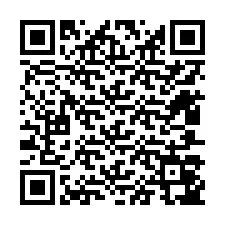 QR код за телефонен номер +12407047481