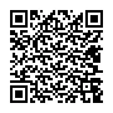 QR-код для номера телефона +12407049836