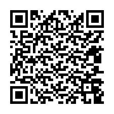 QR-code voor telefoonnummer +12407049980