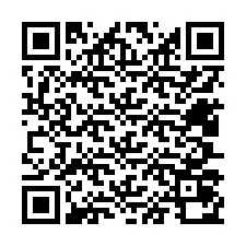 QR kód a telefonszámhoz +12407070363