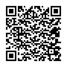 Codice QR per il numero di telefono +12407075313