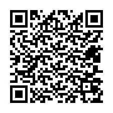 QR-код для номера телефона +12407075317