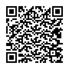 QR-code voor telefoonnummer +12407075322