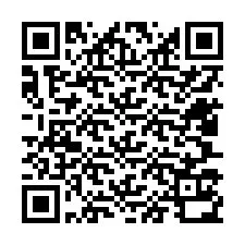 QR Code pour le numéro de téléphone +12407130128