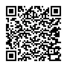 QR-код для номера телефона +12407130138