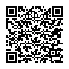 Código QR para número de teléfono +12407137043