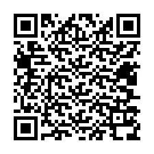 QR Code สำหรับหมายเลขโทรศัพท์ +12407138233