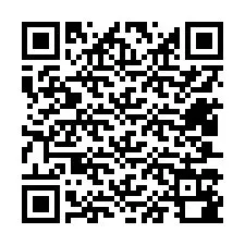 Código QR para número de telefone +12407180497