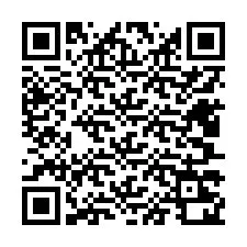 QR-Code für Telefonnummer +12407220432