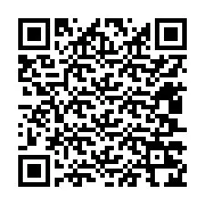 Código QR para número de teléfono +12407224470