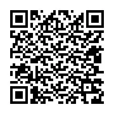 QR-code voor telefoonnummer +12407226464