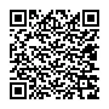 QR kód a telefonszámhoz +12407226468