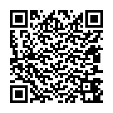 QR kód a telefonszámhoz +12407441084