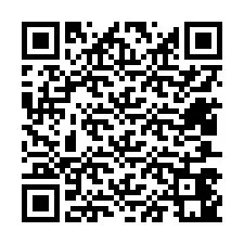 QR-Code für Telefonnummer +12407441087