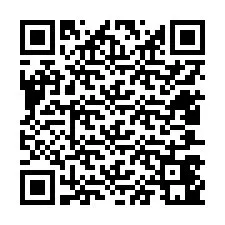 QR-код для номера телефона +12407441088