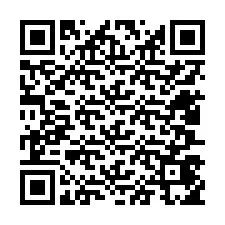 QR-koodi puhelinnumerolle +12407455178