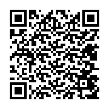 Codice QR per il numero di telefono +12407457776