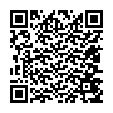 QR-код для номера телефона +12407457779