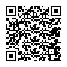 Codice QR per il numero di telefono +12407472787