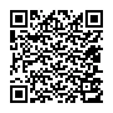電話番号のQRコード +12407513359
