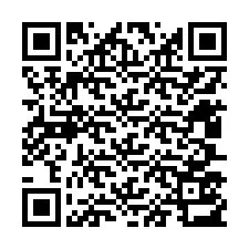 QR-код для номера телефона +12407513360