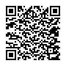 Código QR para número de teléfono +12407513363