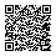 QR-код для номера телефона +12407513367