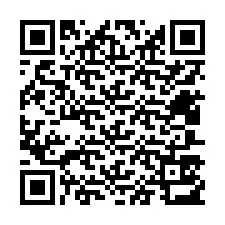 QR-код для номера телефона +12407513843