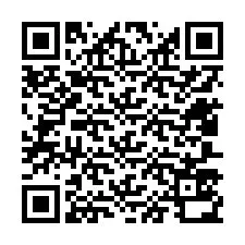 QR-koodi puhelinnumerolle +12407530918