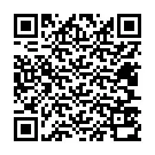 QR-koodi puhelinnumerolle +12407530923