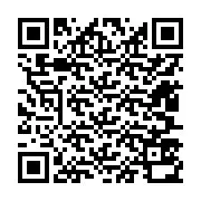 Kode QR untuk nomor Telepon +12407530935