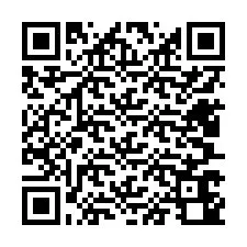 Kode QR untuk nomor Telepon +12407640136