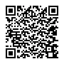 QR-koodi puhelinnumerolle +12407640138