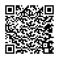 QR-Code für Telefonnummer +12407640139