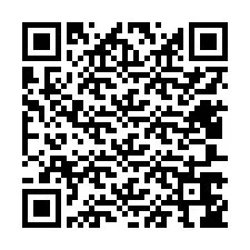 QR-code voor telefoonnummer +12407646806