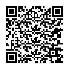 Código QR para número de teléfono +12407646810